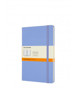 Classic Notebook (LARGE) Ruled Hard — Hydrangea Blue
