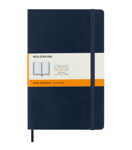 Classic Notebook (LARGE) Ruled Soft — Sapphire Blue