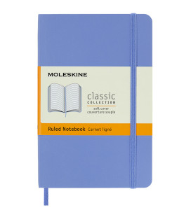Classic Notebook (POCKET) Ruled Soft — Hydrangea Blue