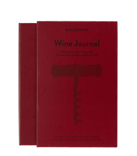 Wine Passion Journal (LARGE) Hard — Bordeaux Red
