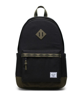 Herschel Heritage Black/Ivy Green Backpack