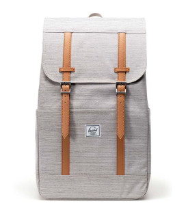 Herschel Retreat Light Grey Crosshatch Backpack
