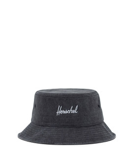 Herschel Norman Stonewash Bucket Hat Black Headwear