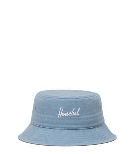 Herschel Norman Stonewash Bucket Hat Light Denim Headwear